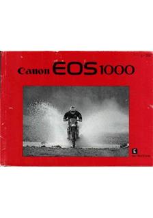 Canon EOS 1000 manual. Camera Instructions.